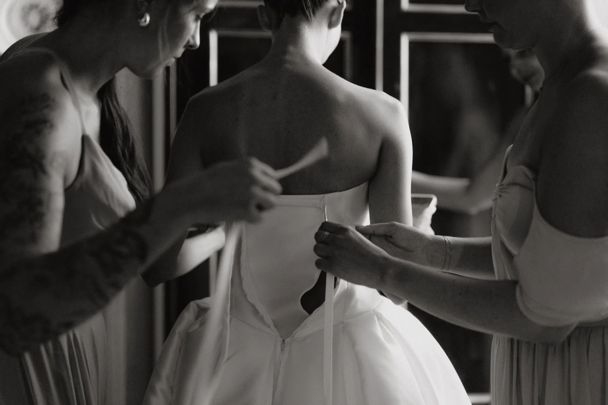 Getting Ready der Braut, Hochzeit in der Toskana