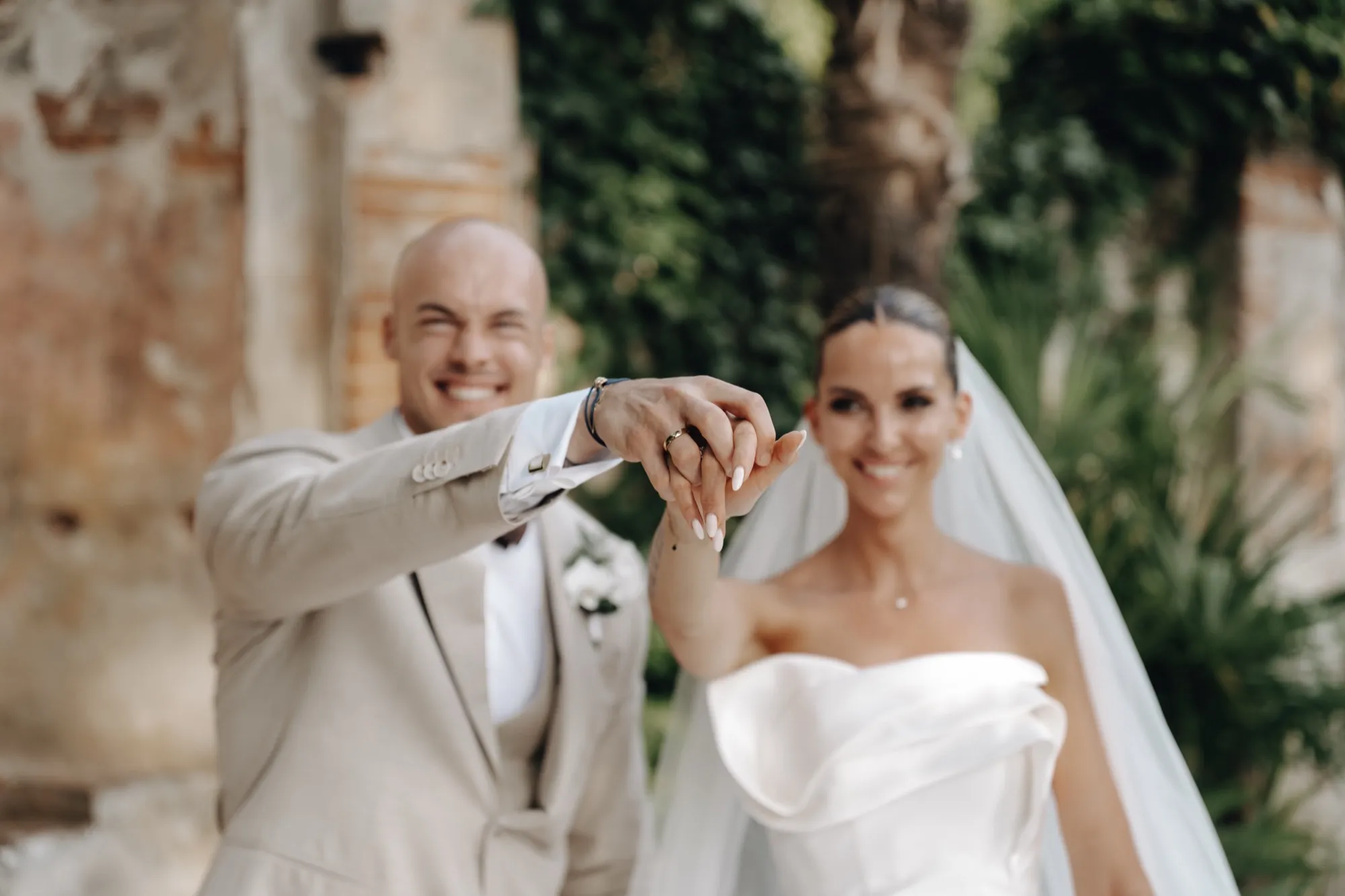 Detailaufnahme, Hochzeit in der Toskana