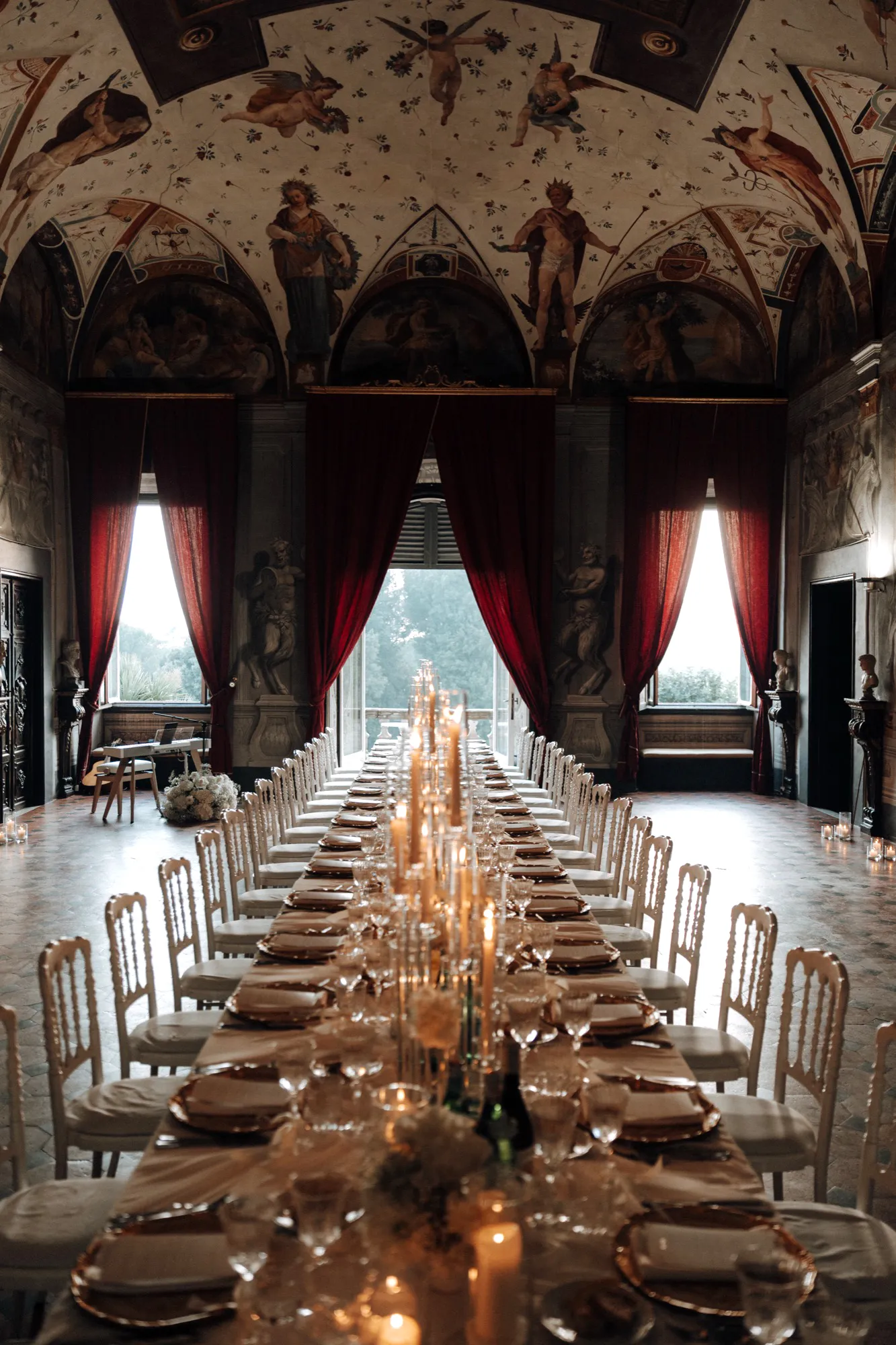 Detailaufnahme, Hochzeit in der Toskana