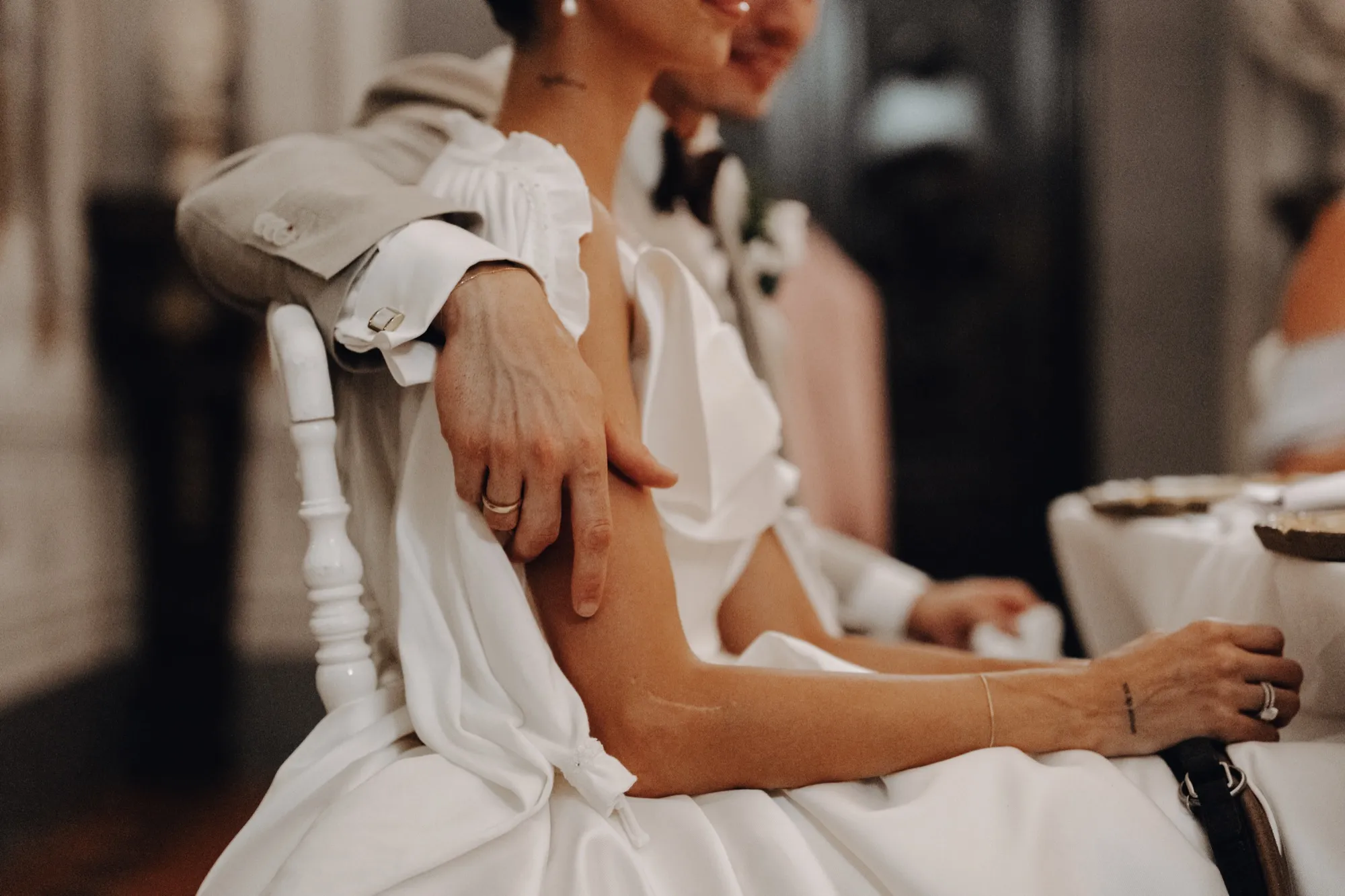 Detailaufnahme, Hochzeit in der Toskana