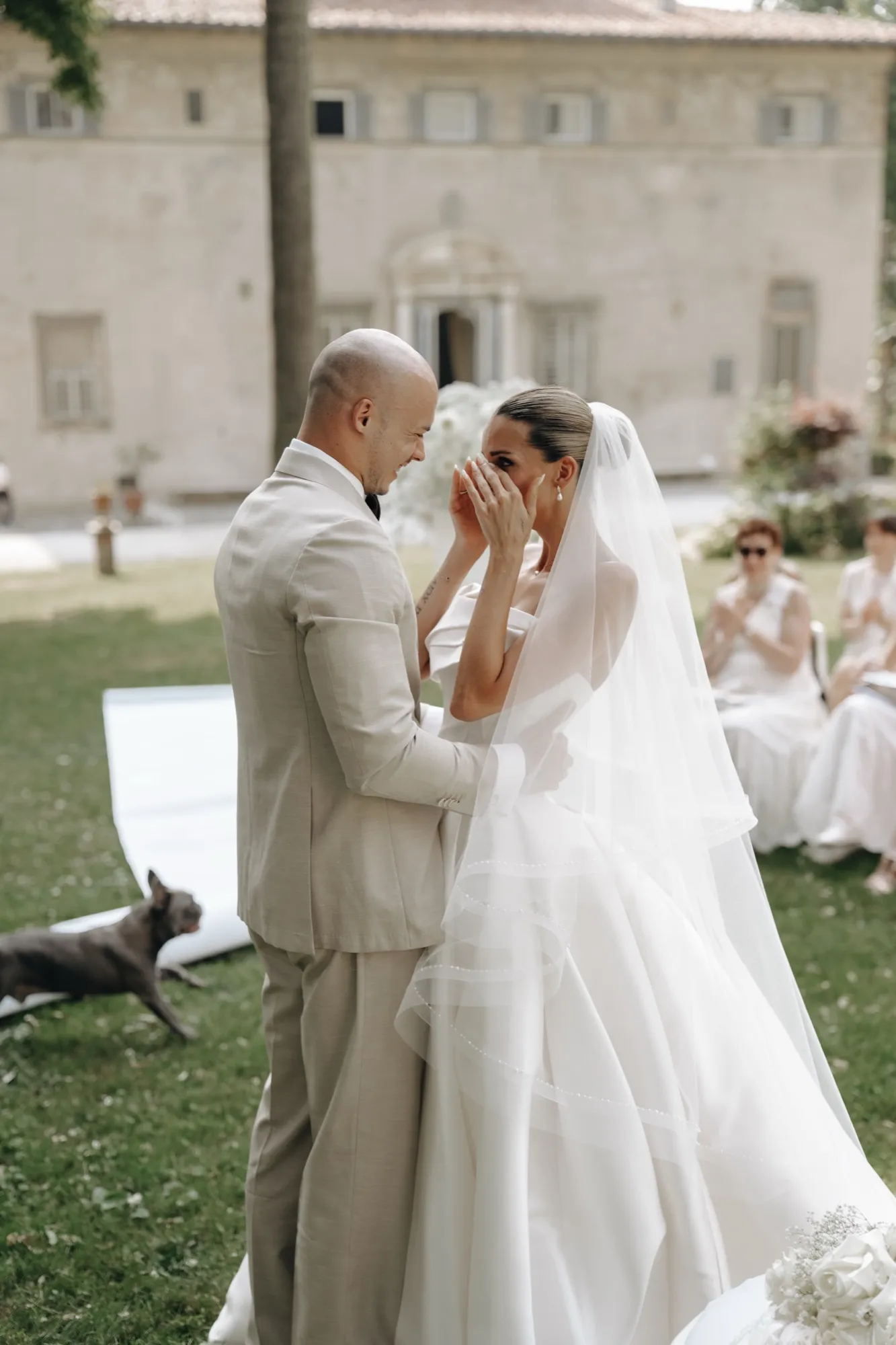 Emotionaler Moment, Hochzeit in der Toskana