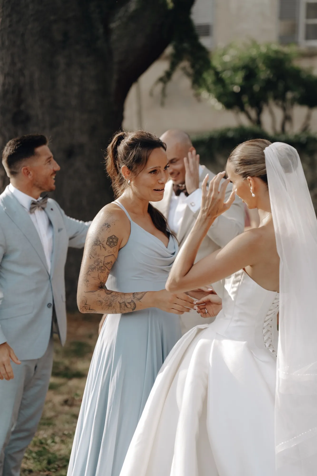 Emotionaler Moment, Hochzeit in der Toskana