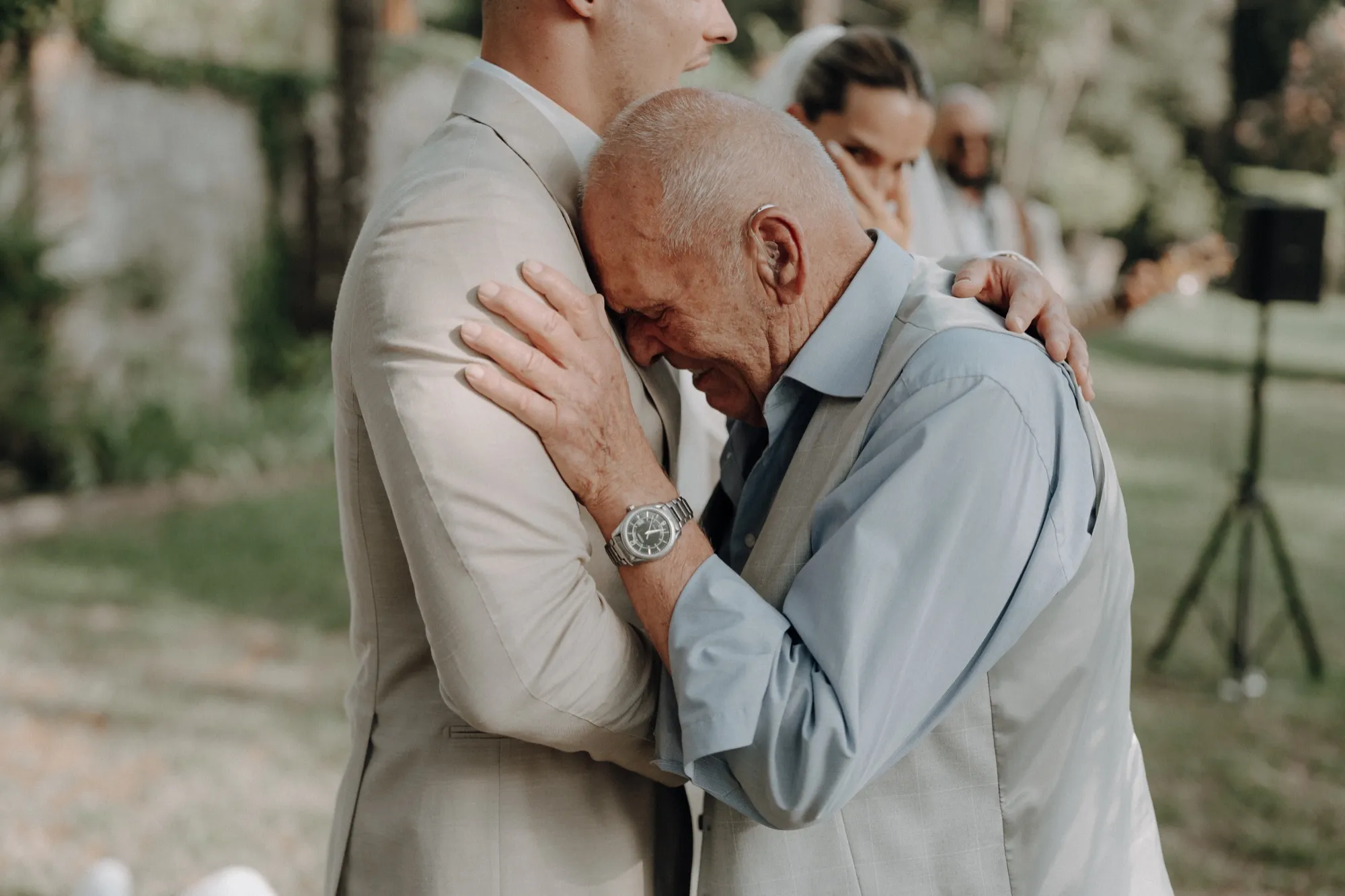 Emotionaler Moment, Hochzeit in der Toskana