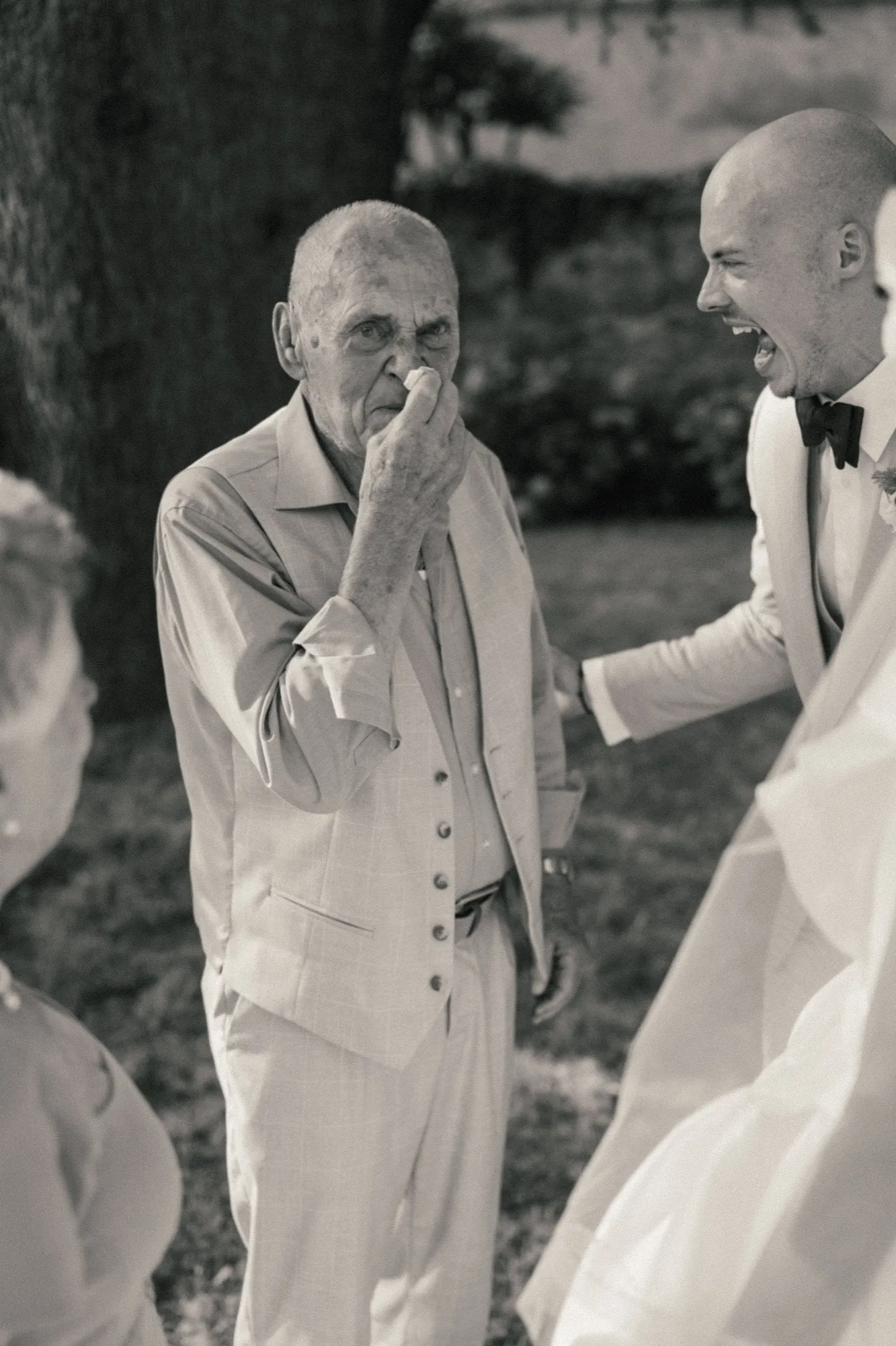 Emotionaler Moment, Hochzeit in der Toskana