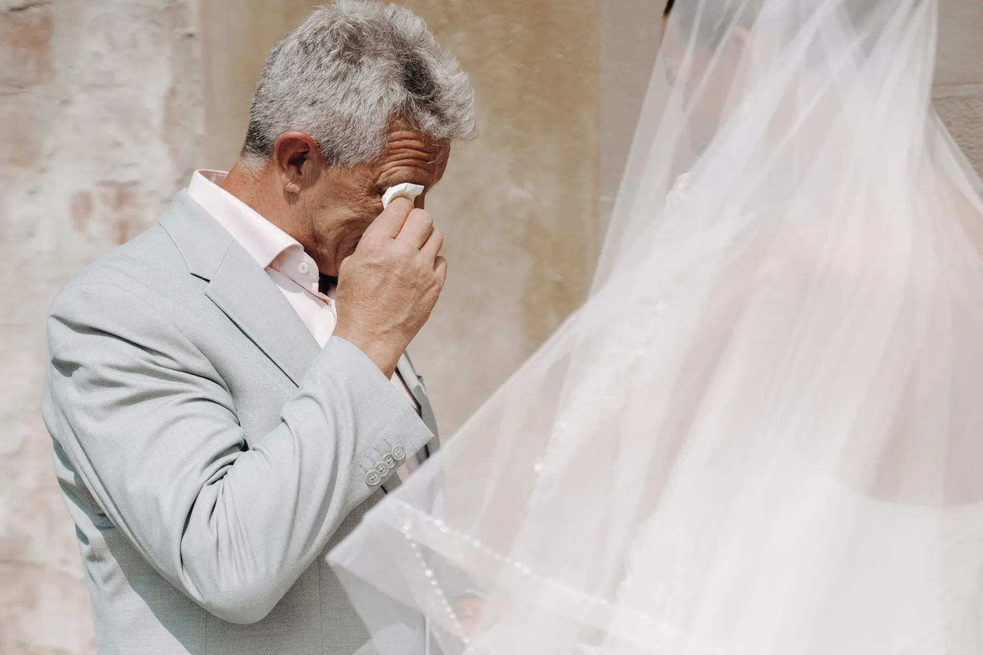 Emotionaler Moment, Hochzeit in der Toskana