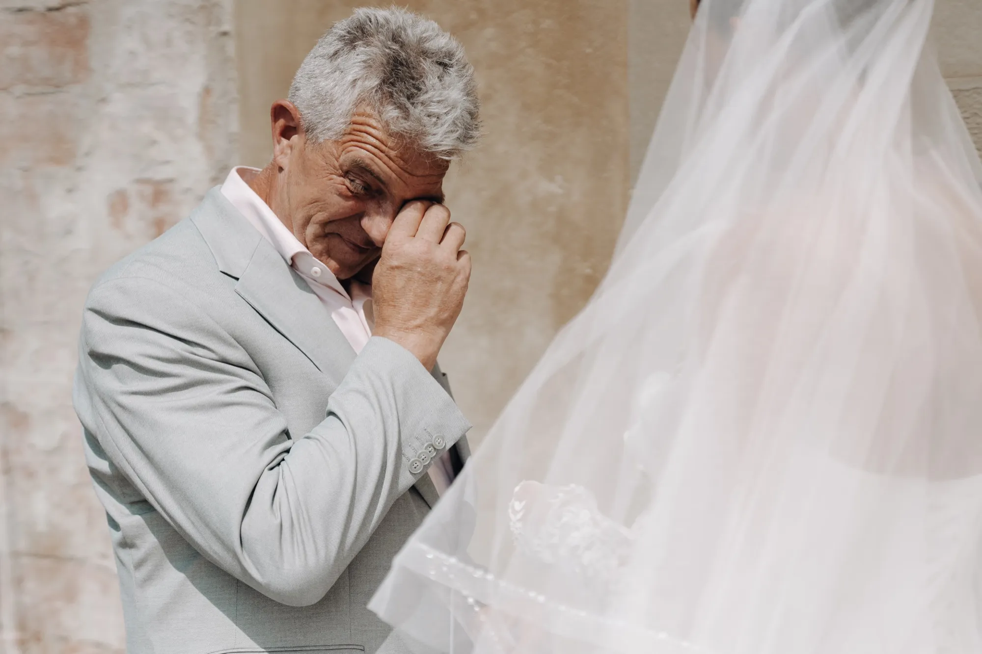 Emotionaler Moment, Hochzeit in der Toskana