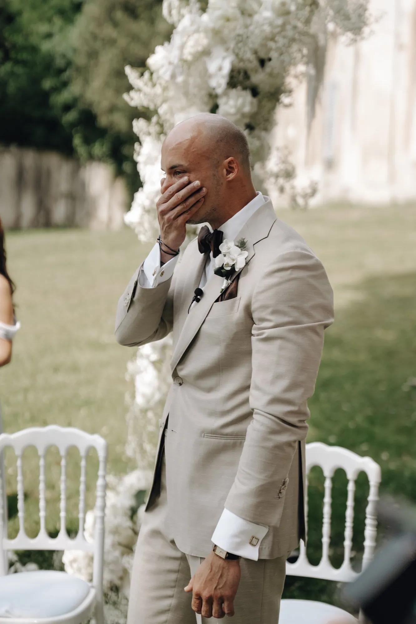 Emotionaler Moment, Hochzeit in der Toskana