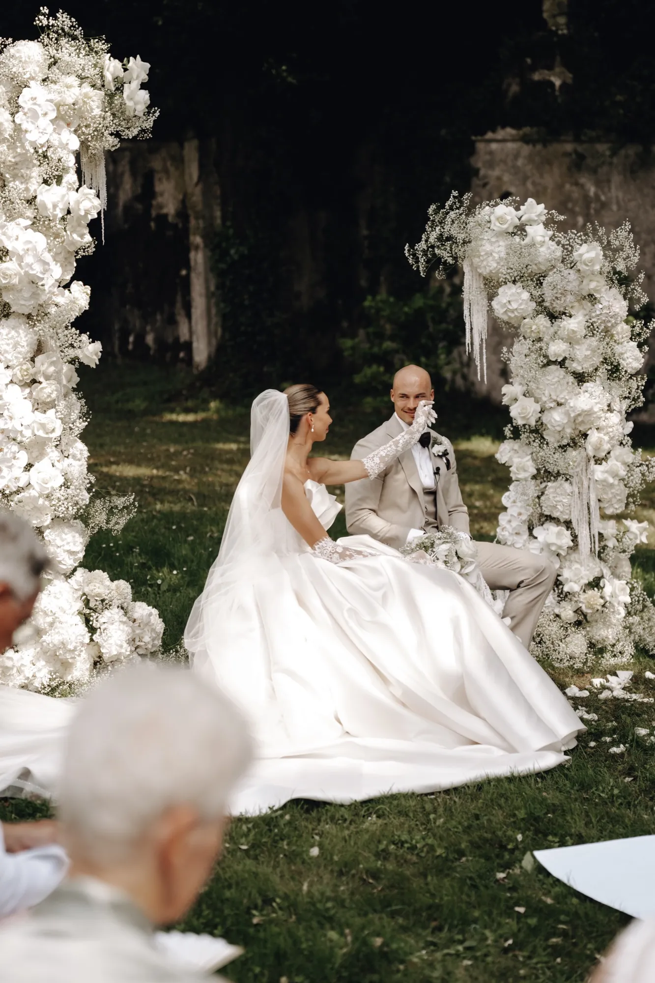 Emotionaler Moment, Hochzeit in der Toskana