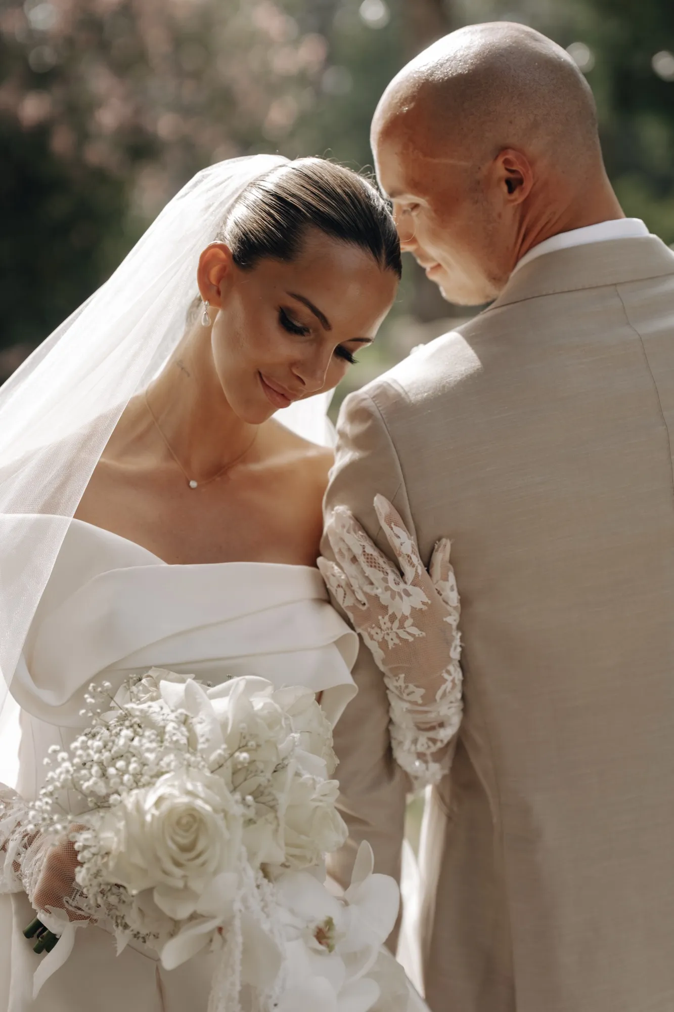 Brautpaar, Hochzeit in der Toskana