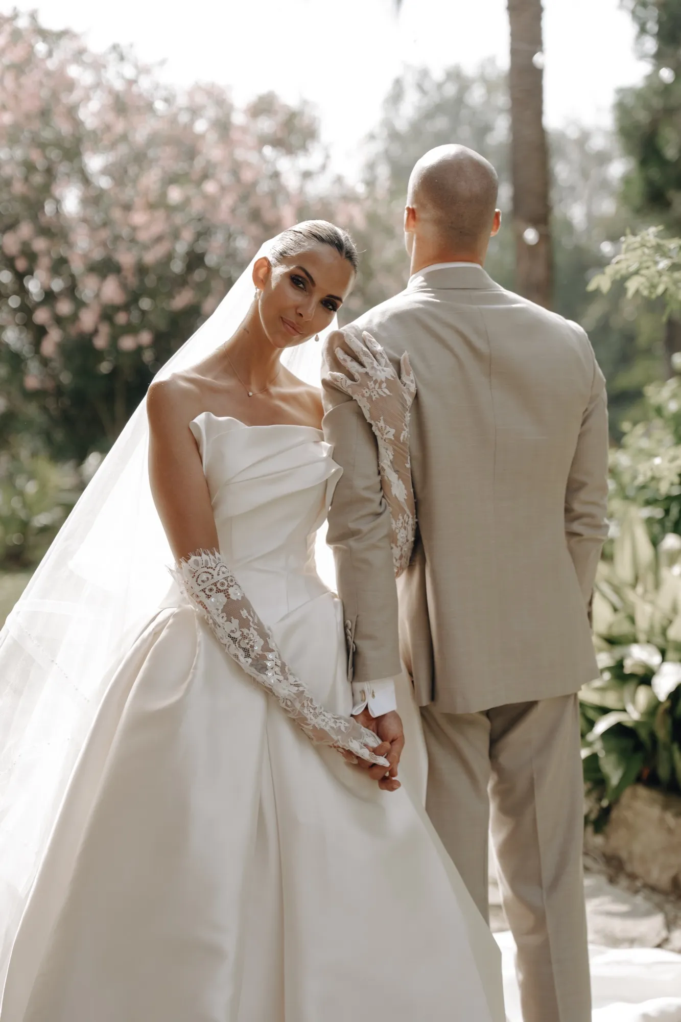 Brautpaar, Hochzeit in der Toskana