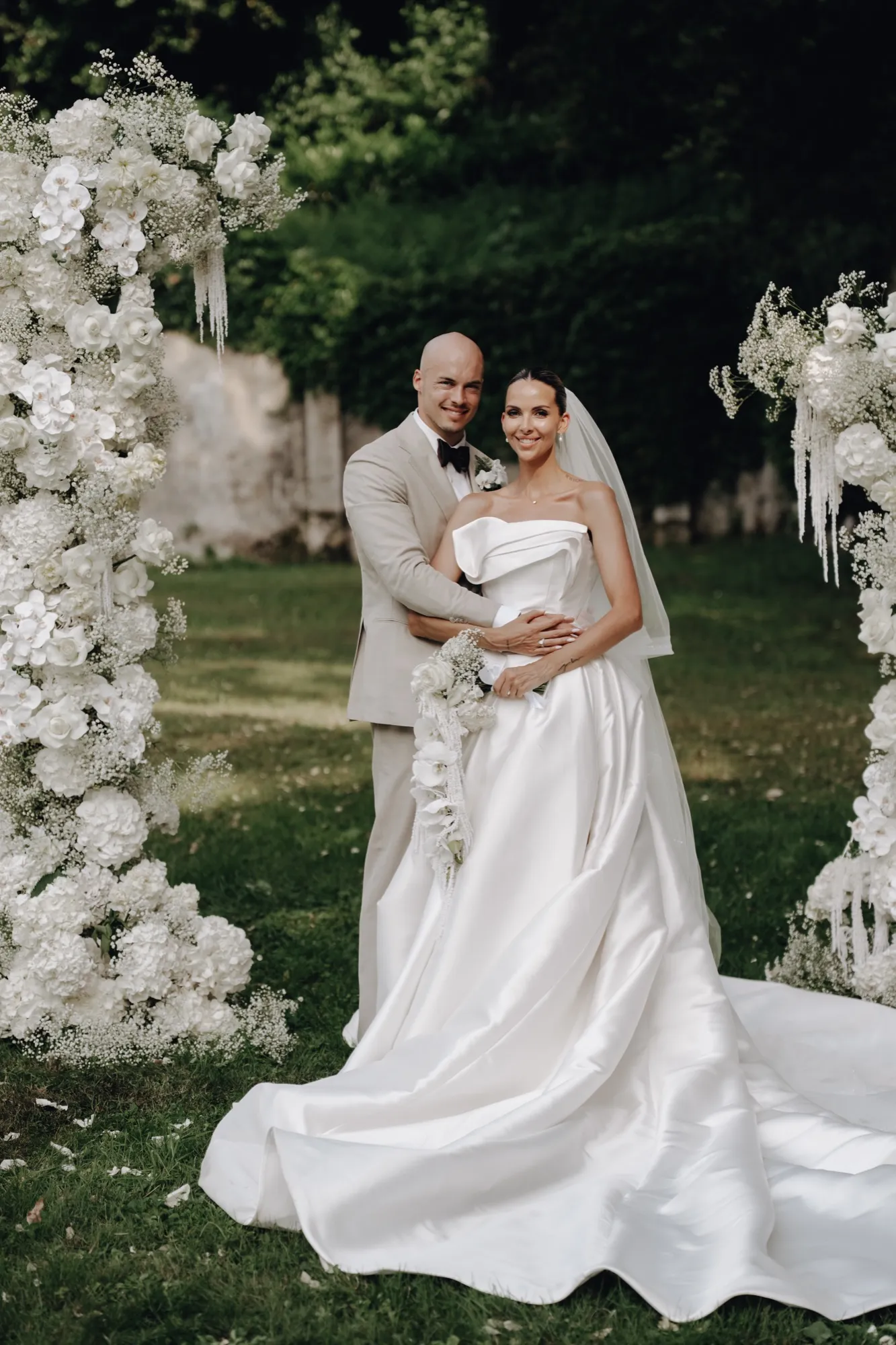 Brautpaar, Hochzeit in der Toskana