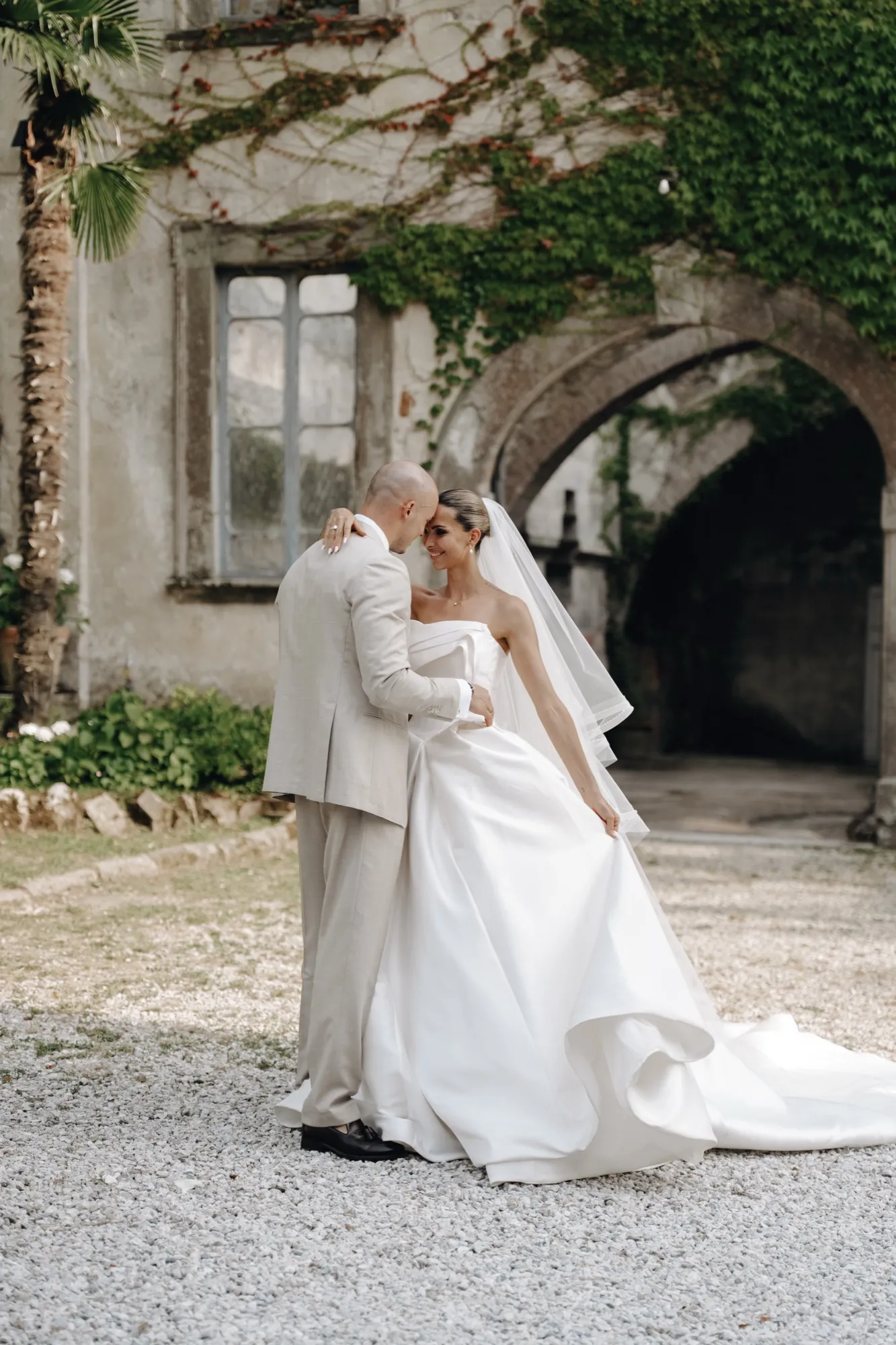 Brautpaar, Hochzeit in der Toskana