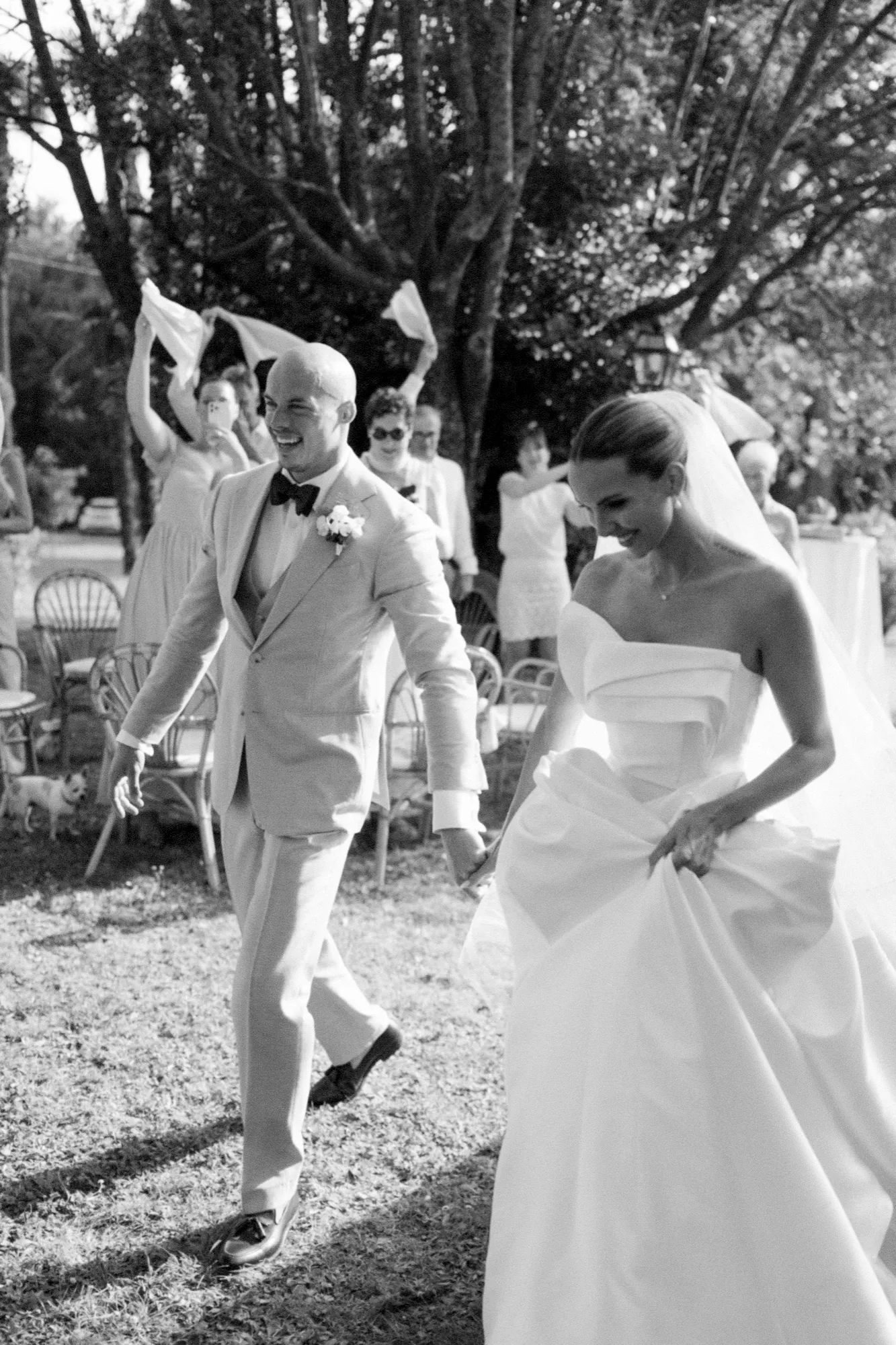 Brautpaar, Hochzeit in der Toskana