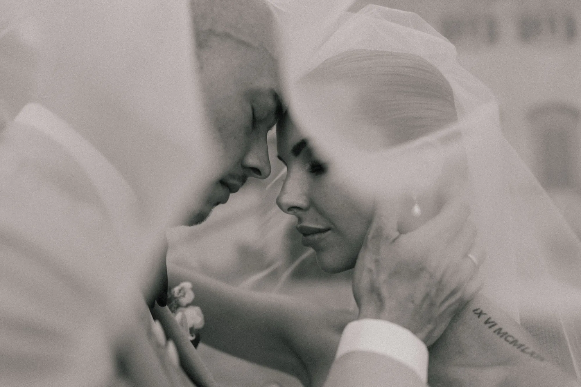 Brautpaar, Hochzeit in der Toskana
