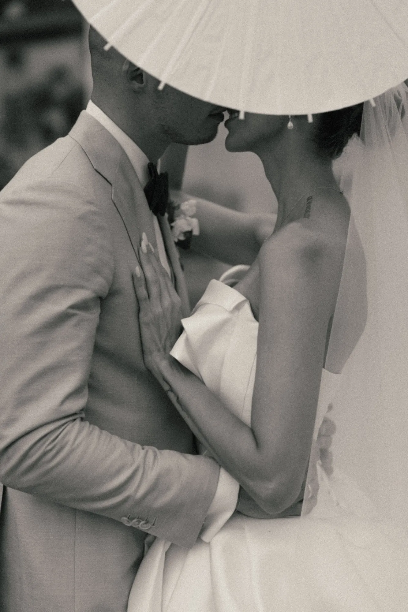Brautpaar, Hochzeit in der Toskana