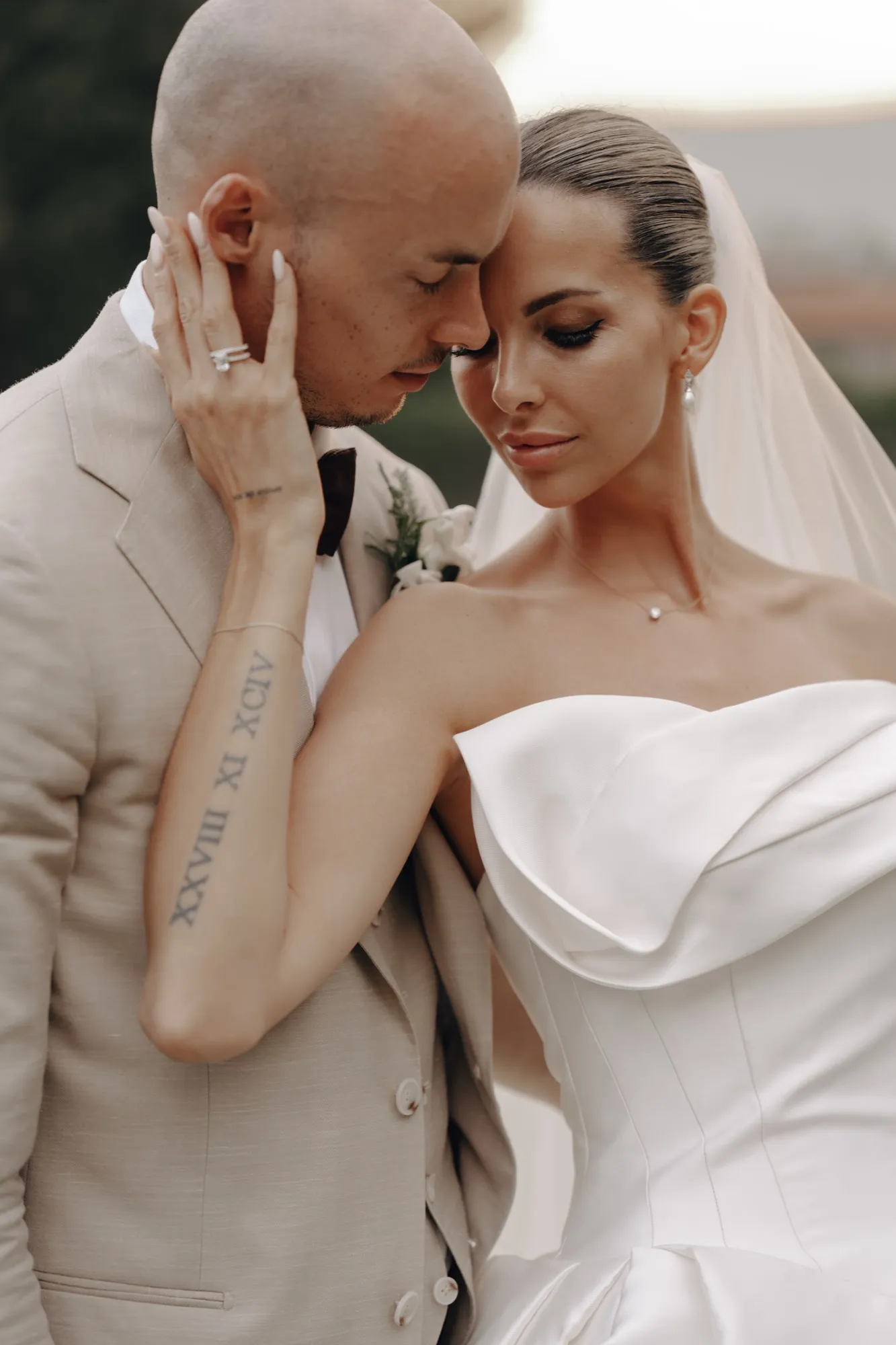 Brautpaar, Hochzeit in der Toskana