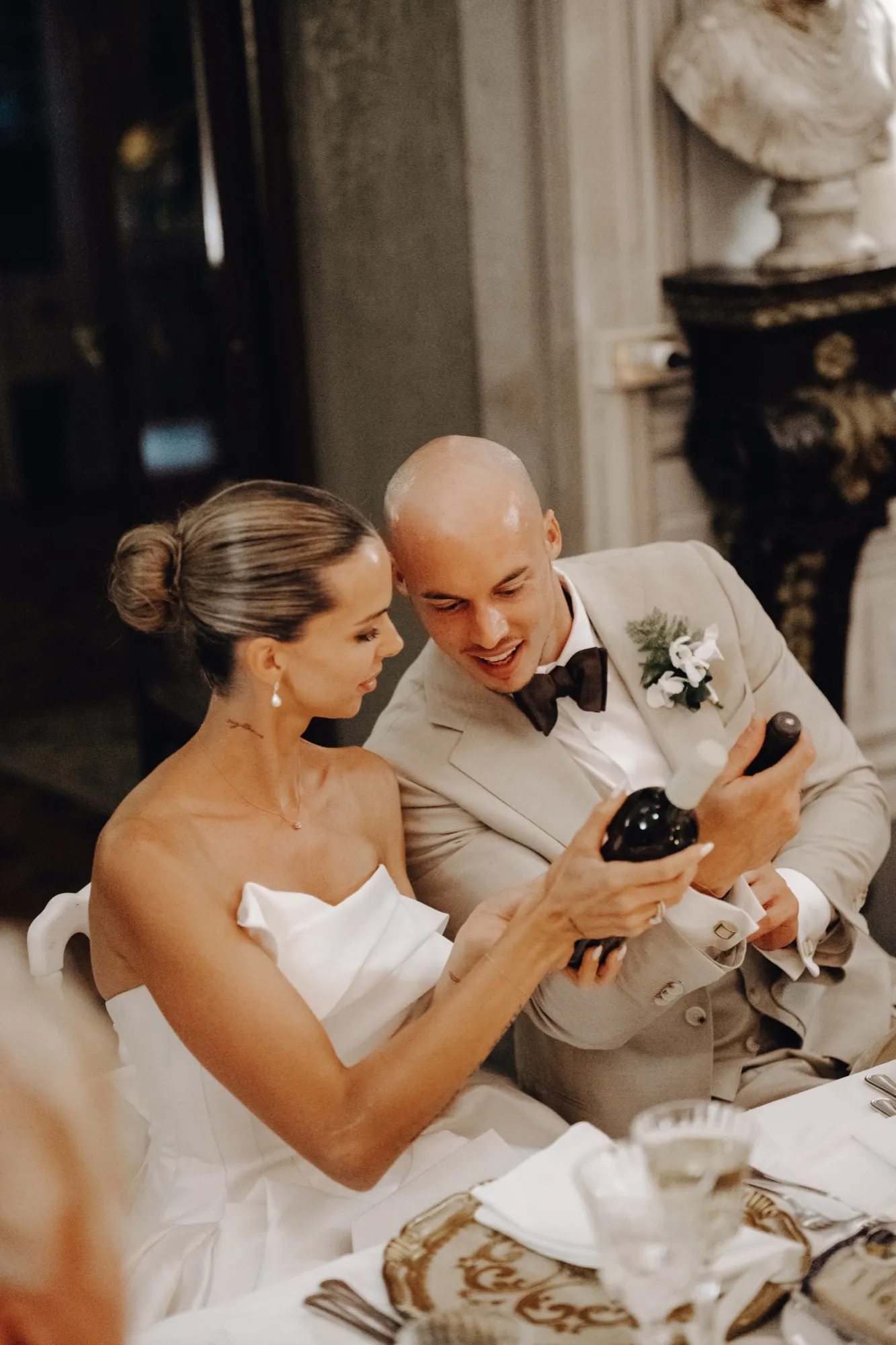 Brautpaar, Hochzeit in der Toskana