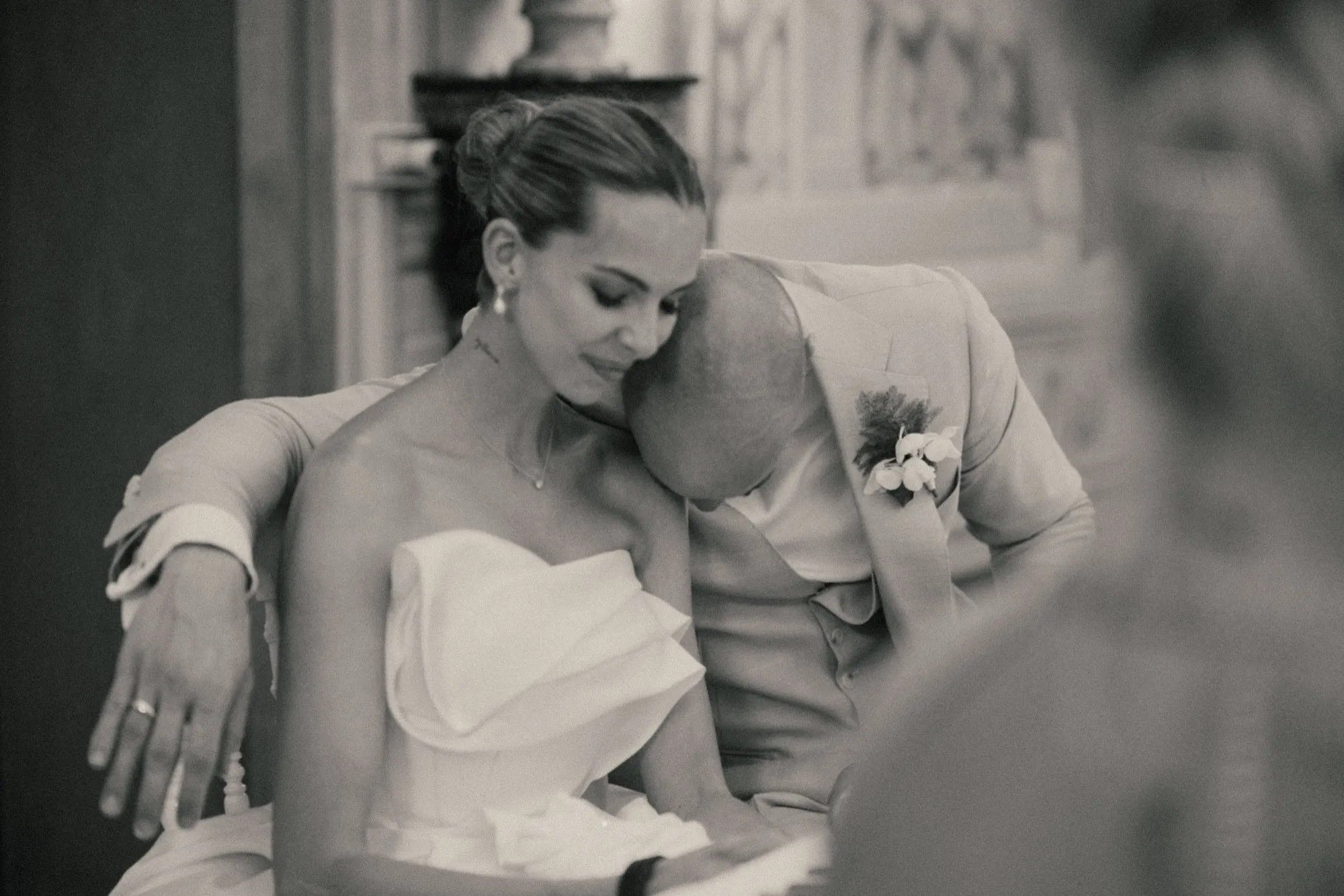 Brautpaar, Hochzeit in der Toskana