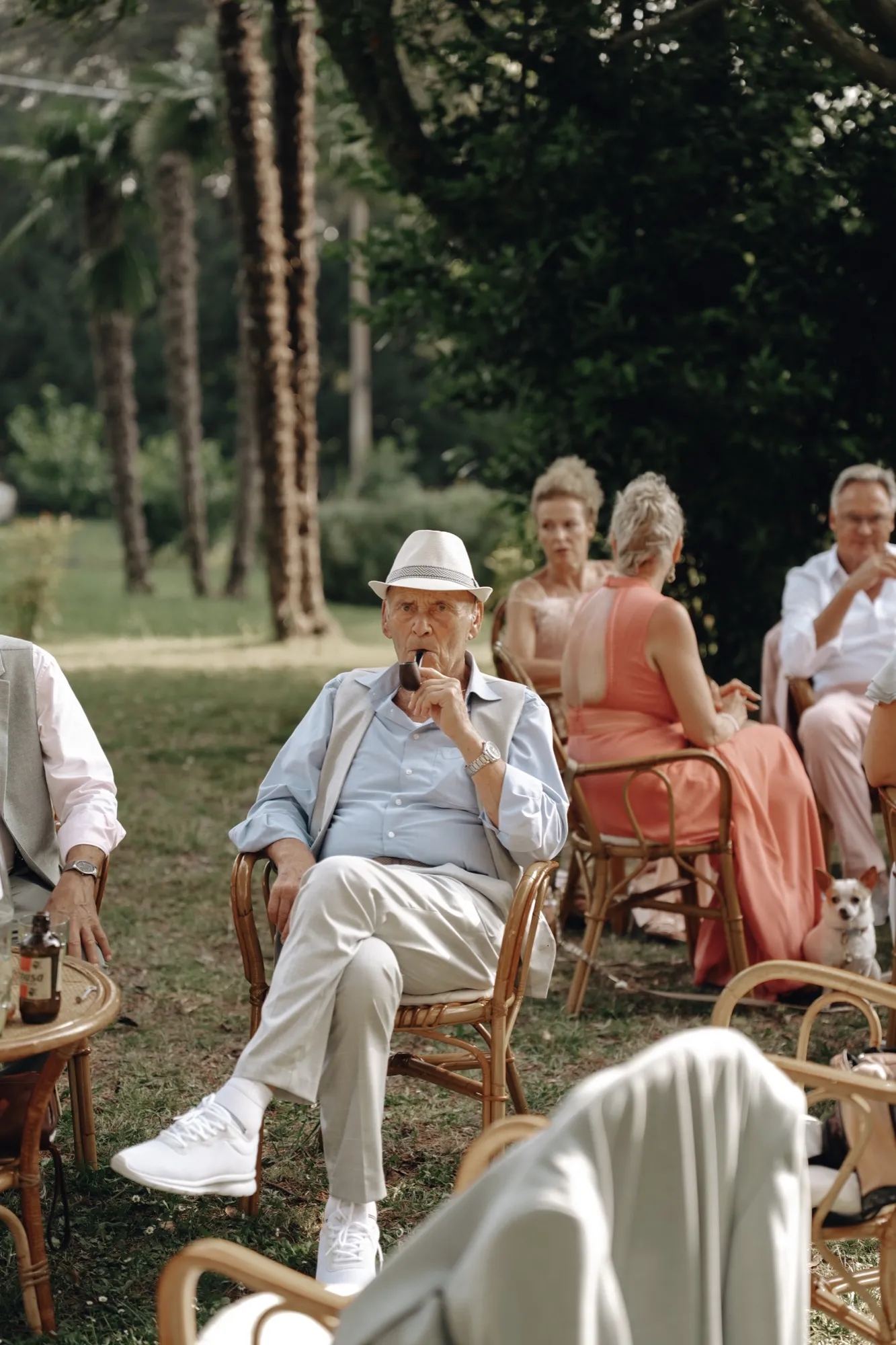Gäste und Familie, Hochzeit in der Toskana
