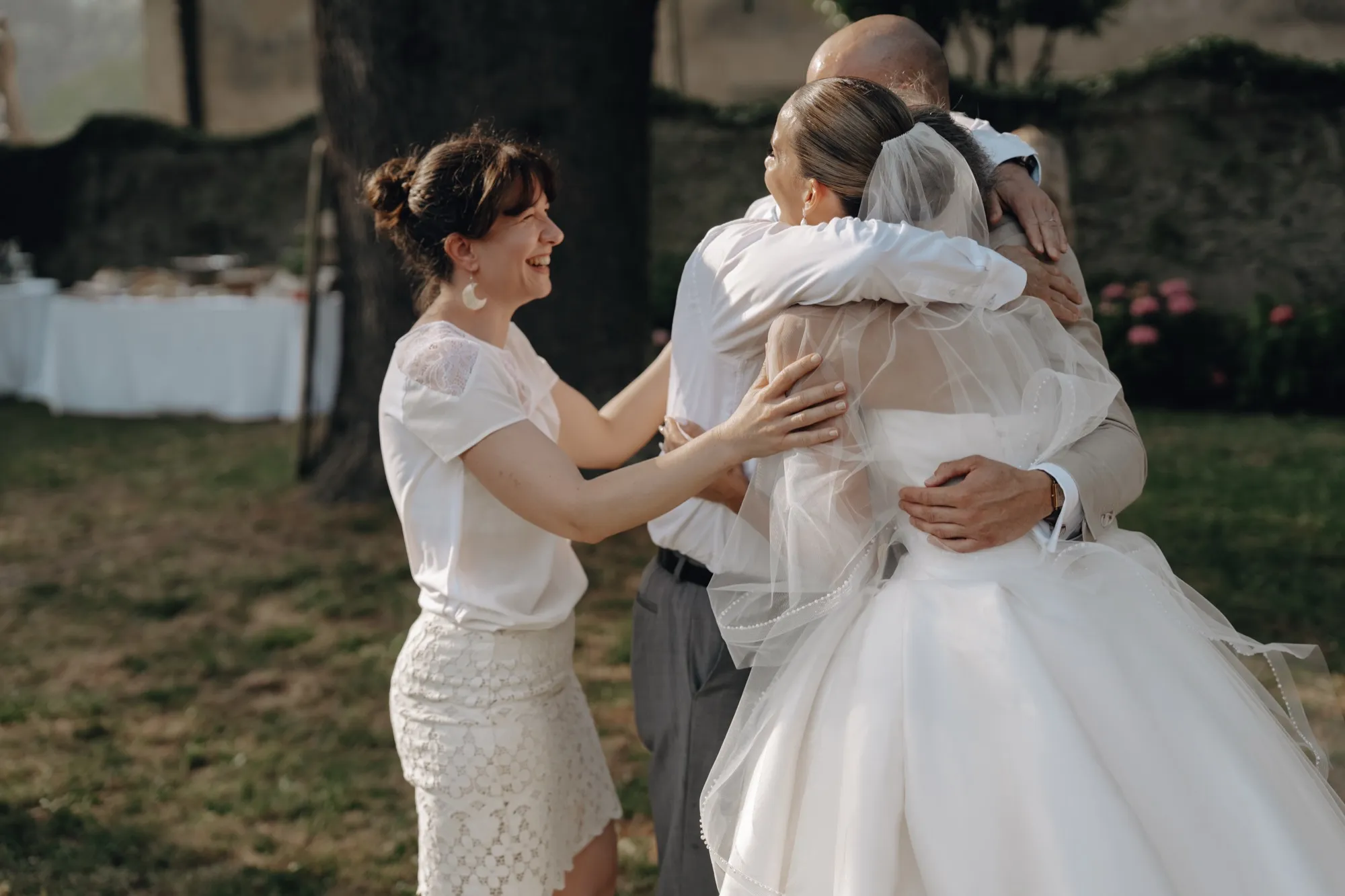 Gäste und Familie, Hochzeit in der Toskana