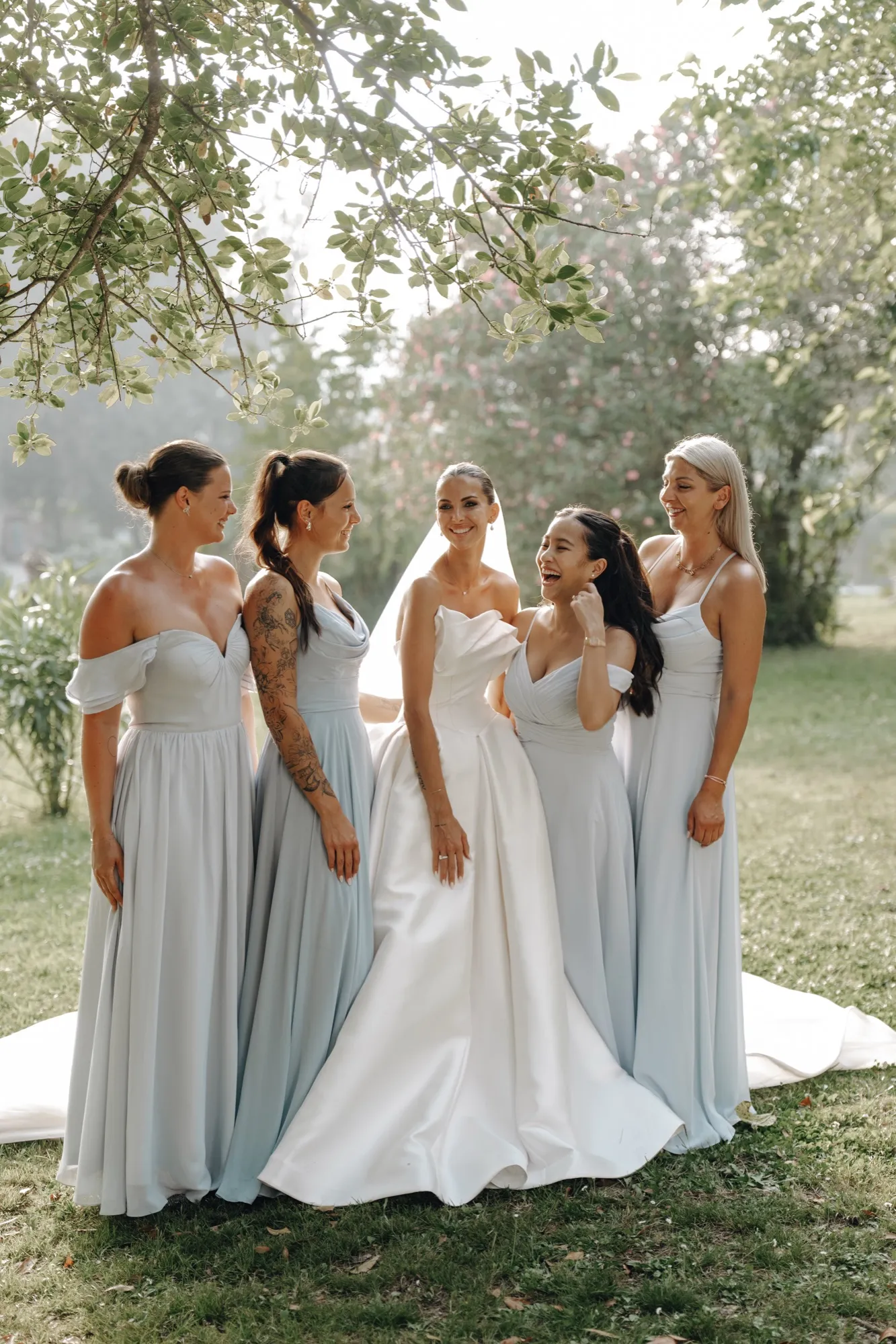 Gäste und Familie, Hochzeit in der Toskana