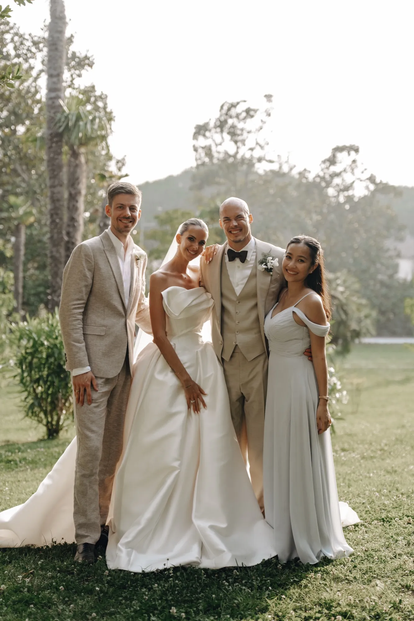 Gäste und Familie, Hochzeit in der Toskana