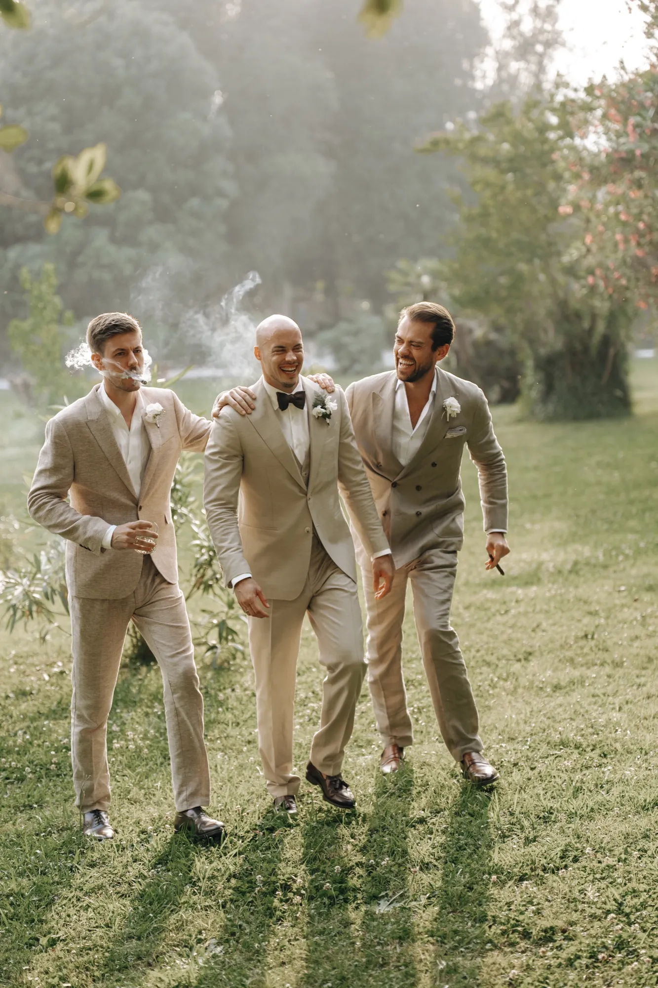 Gäste und Familie, Hochzeit in der Toskana
