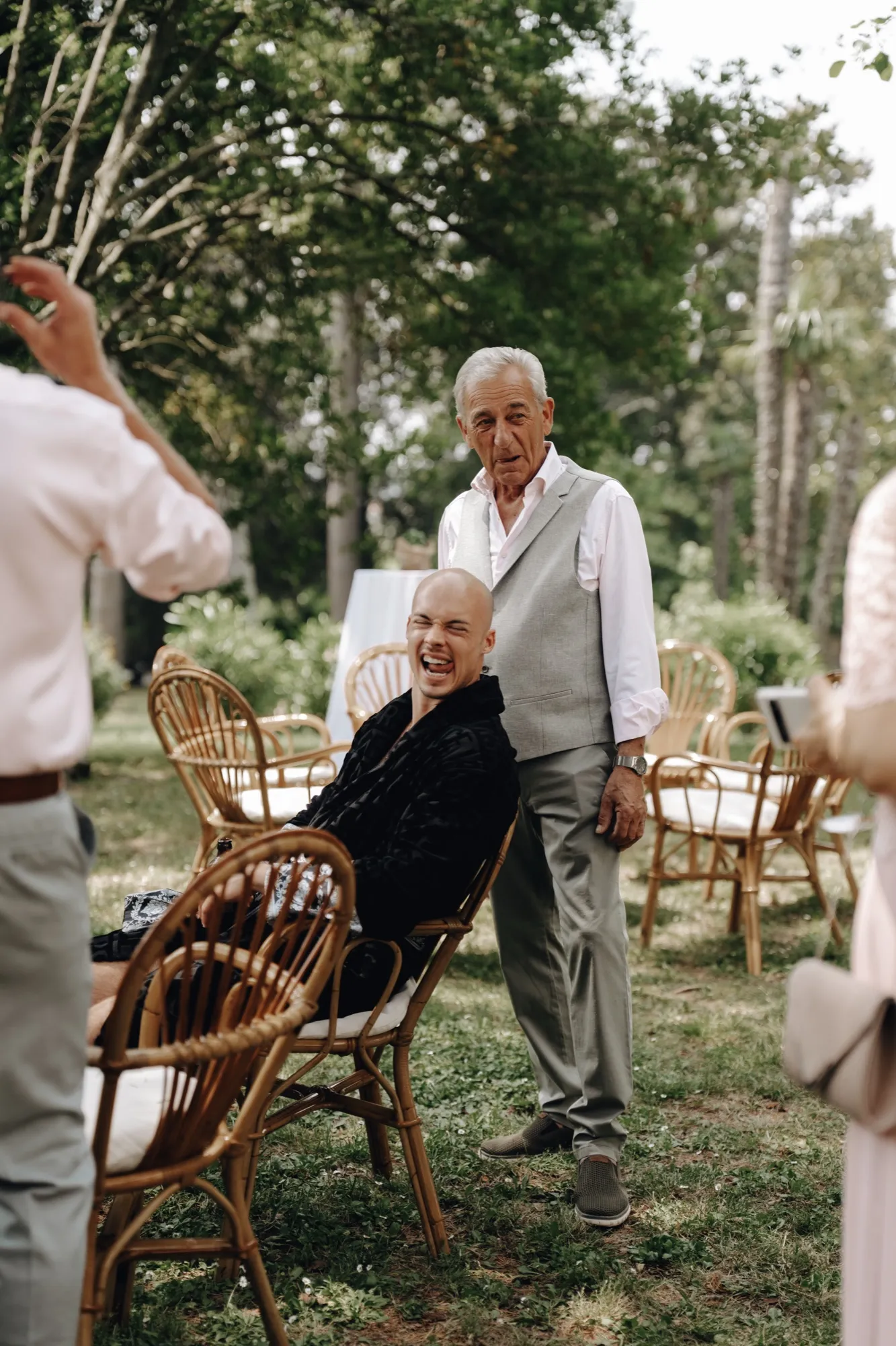 Gäste und Familie, Hochzeit in der Toskana