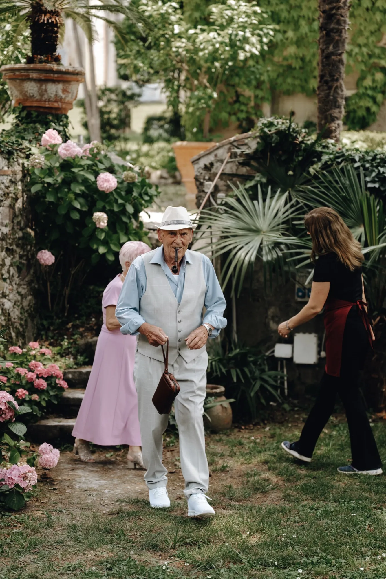 Gäste und Familie, Hochzeit in der Toskana