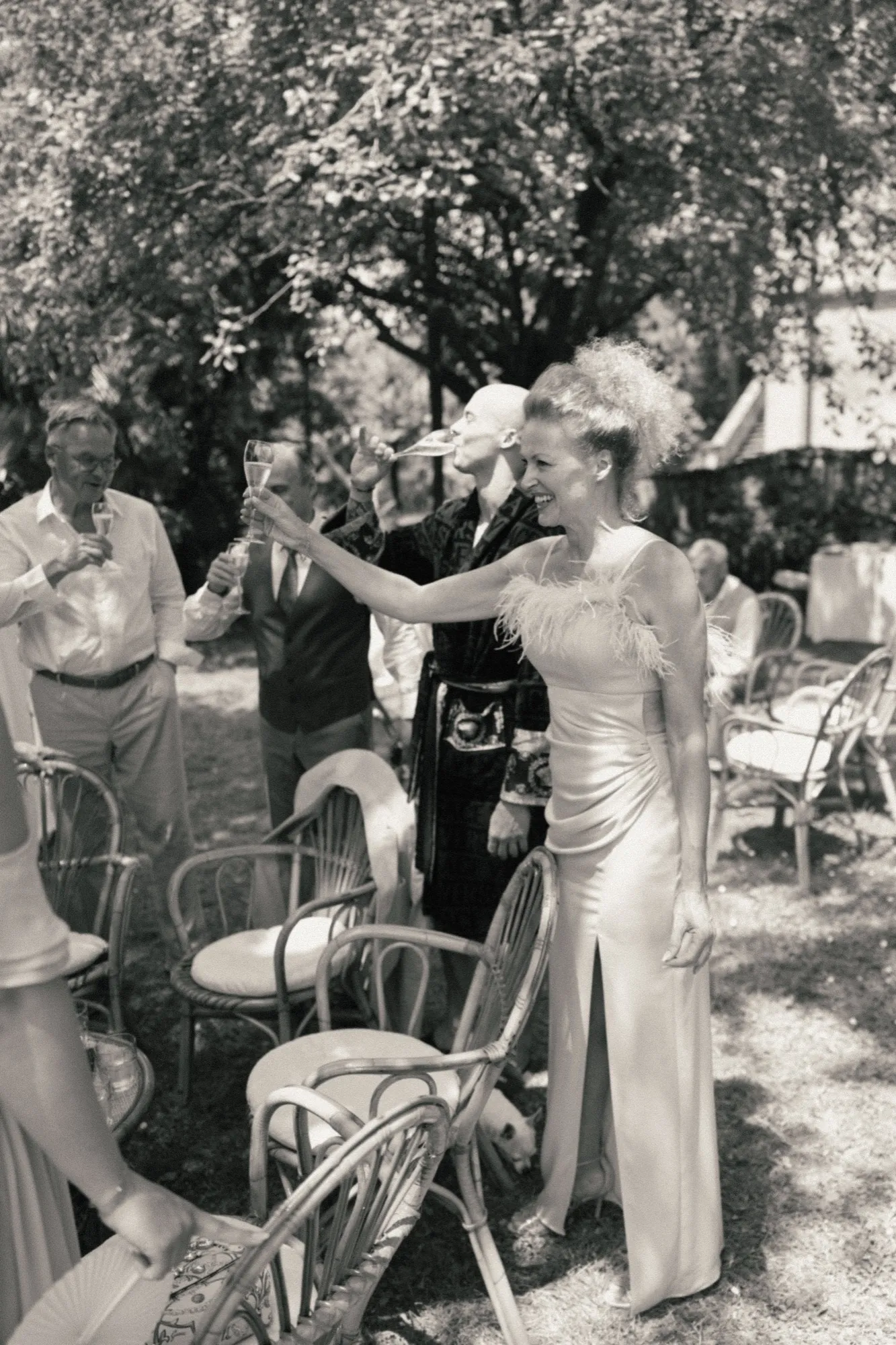 Gäste und Familie, Hochzeit in der Toskana
