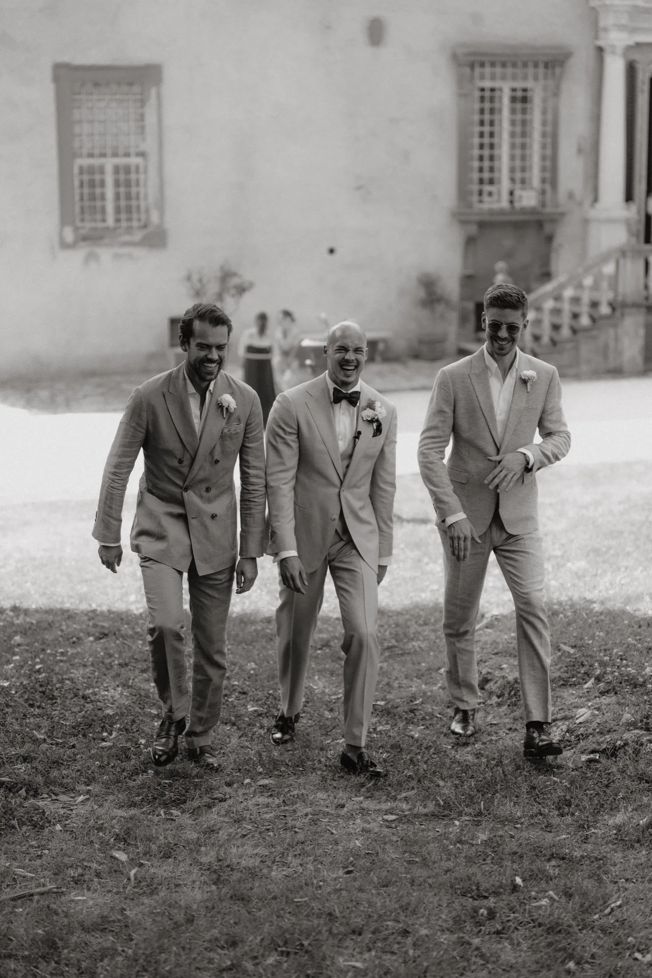 Gäste und Familie, Hochzeit in der Toskana